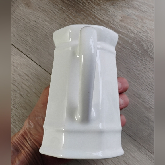 Pfaltzgraff Heritage White Creamer & Sugar Set Stoneware Glazed Pottery - Picture 5 of 14